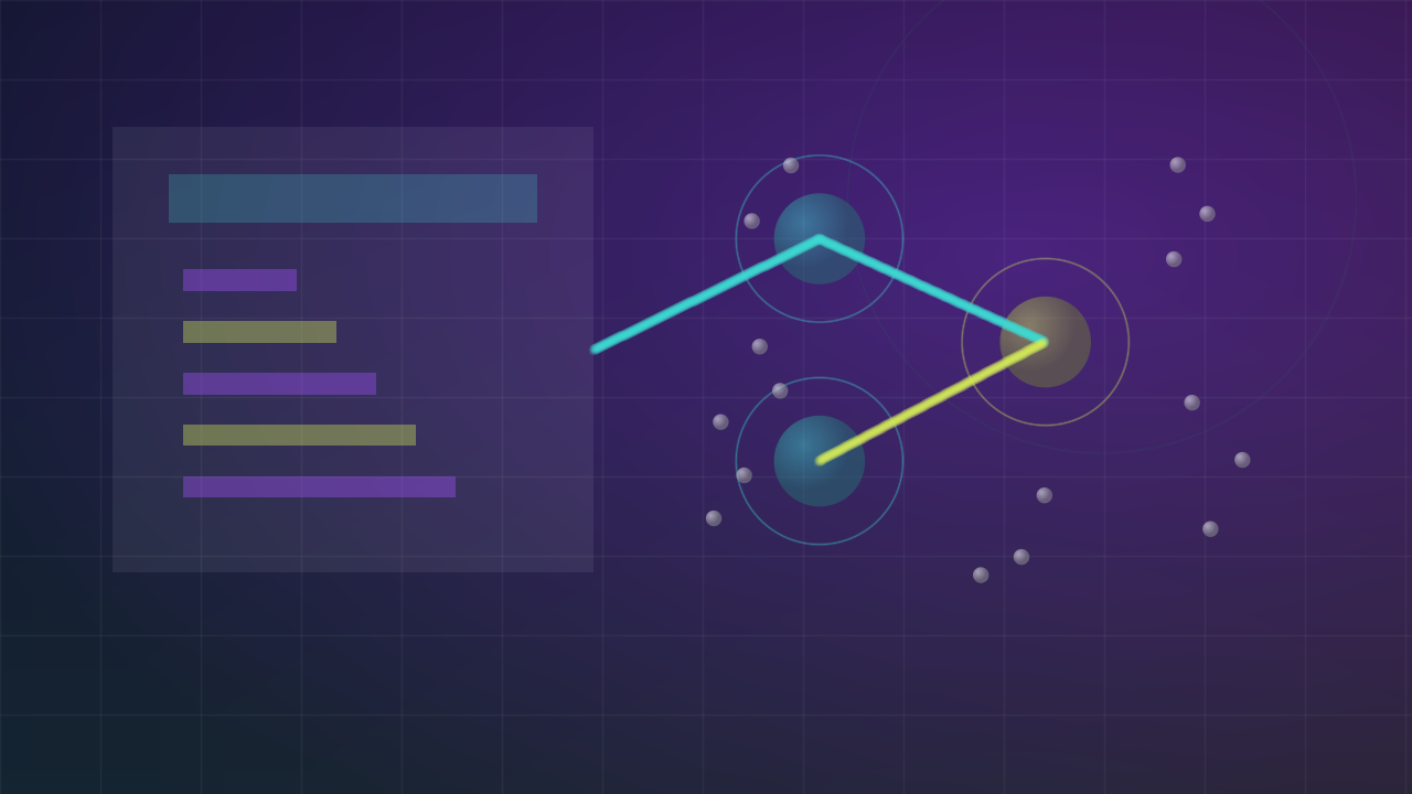 Abstract production facility visual