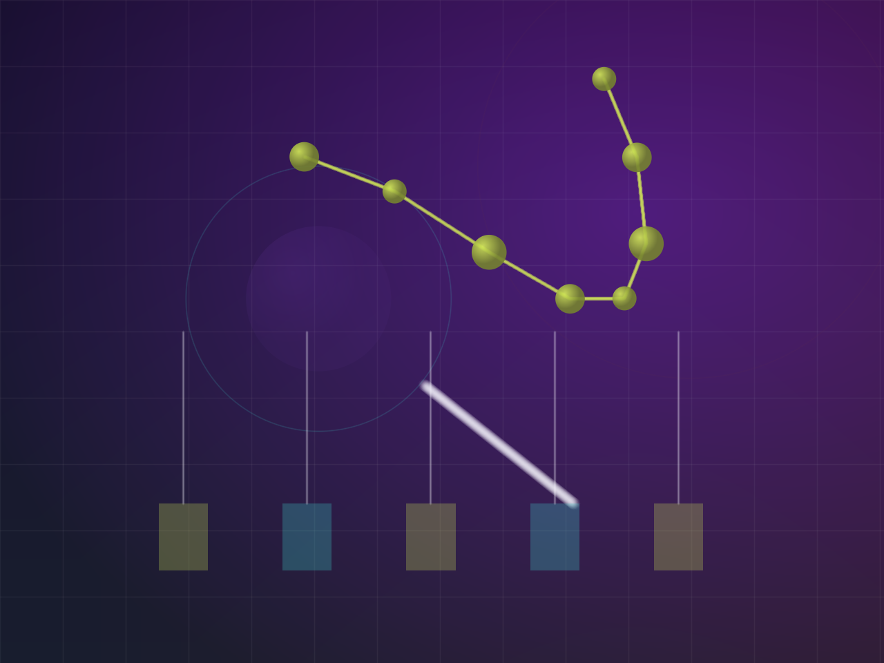 Abstract R&D laboratory visual